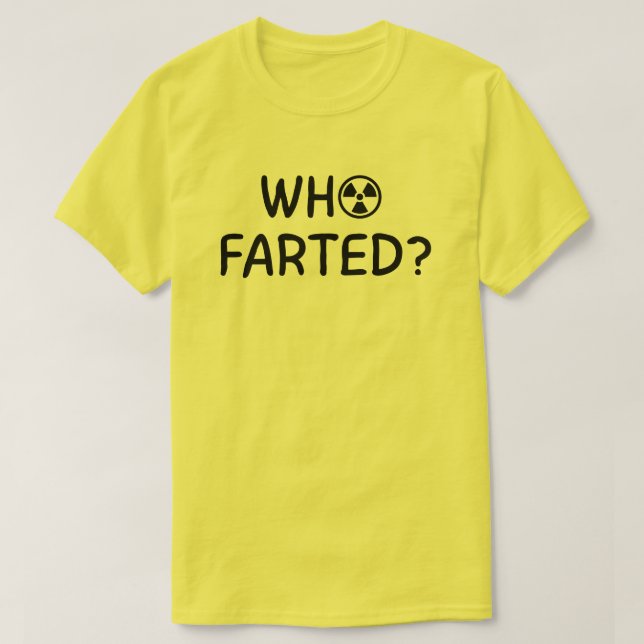 Vem färtade? t shirt (Design framsida)