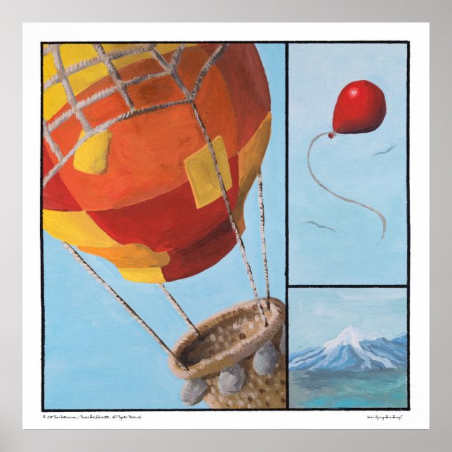 Vem flyger i Sak? Poster (Framsidan)