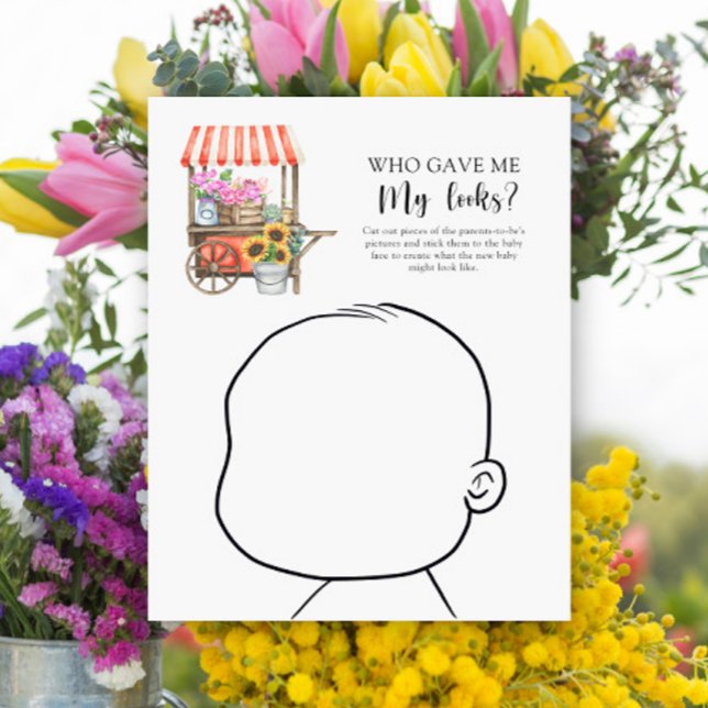 Vem gav mig mitt utseende, babyduschspel (Skapare uppladdad)