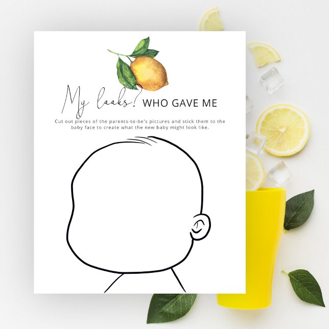 Vem gav mig mitt utseende, babyduschspel (Skapare uppladdad)