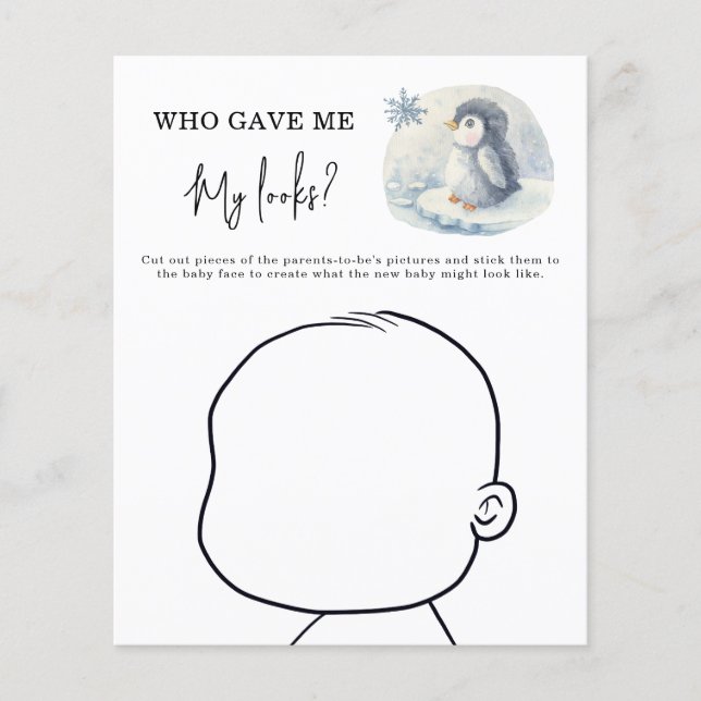 Vem gav mig mitt utseende? - Cute Penguin (Framsida)