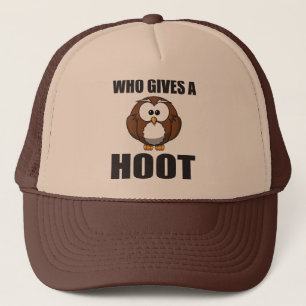 Vem Ge a Hoot Uggla Pun Truckerkeps