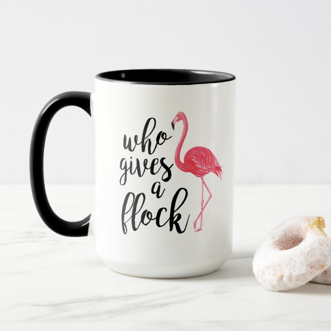 Vem Ge en Flock Coffee Mugg (Med munk)