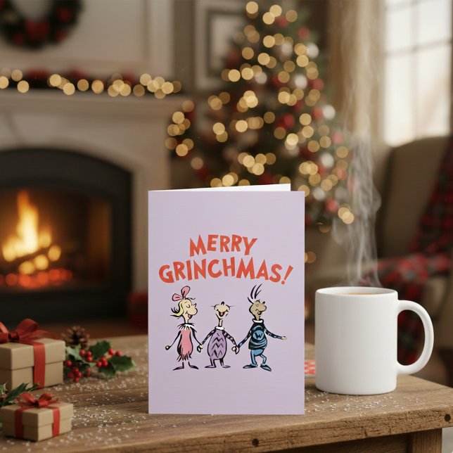 Vem håller hand Merry Grinchmas Kort (Skapare uppladdad)