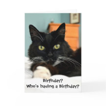 Vem har födelsedag? Kort för hälsning