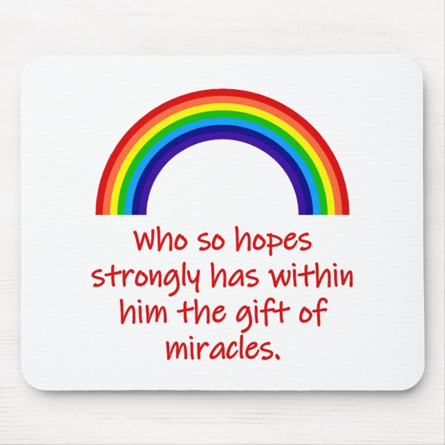 Vem hoppas verkligen på det? musmatta (Framsidan)