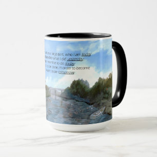 Vem jag i dag är inspirerande mugg