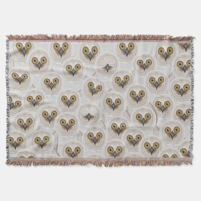Vem jag Uggla Throw Blanket Filt (Framsidan)