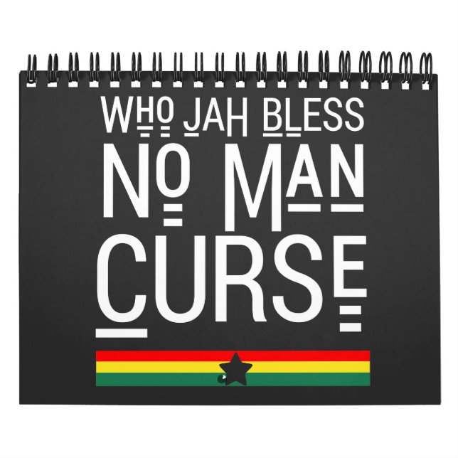 Vem Jah Bless No Man Curse Kalender (Omslag)