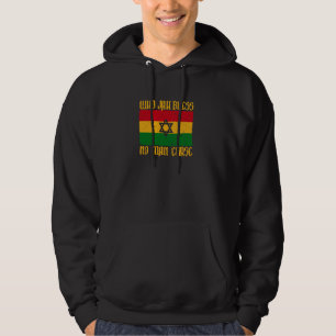 VEM JAH VÄLSIGNAR INGEN MÄNNISKA FÖRBRYTER Roots R Hoodie