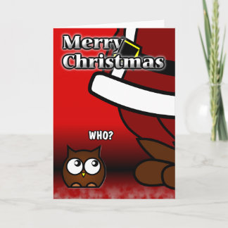 Vem? Julkort Helgkort
