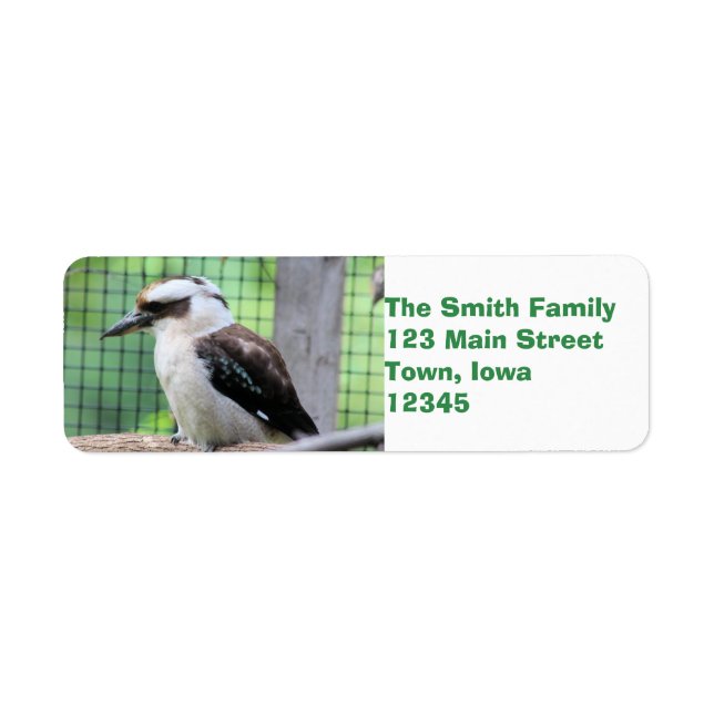 Vem kallar en Kook? Returadress Etikett (Framsidan)