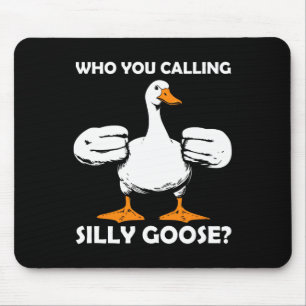 Vem kallar Fåniget Goose Funny Gym Meme Bodybui? Musmatta