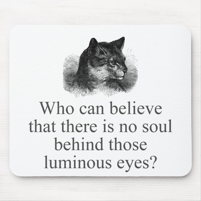 Vem kan tro att det inte finns någon själ musmatta (Framsidan)