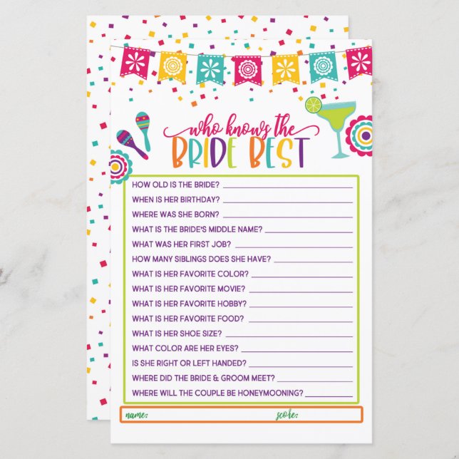 Vem känner Bride Best - Fiesta WH (Fram/baksida)