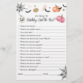 Vem känner födelsedagstjuken, The Most Halloween?