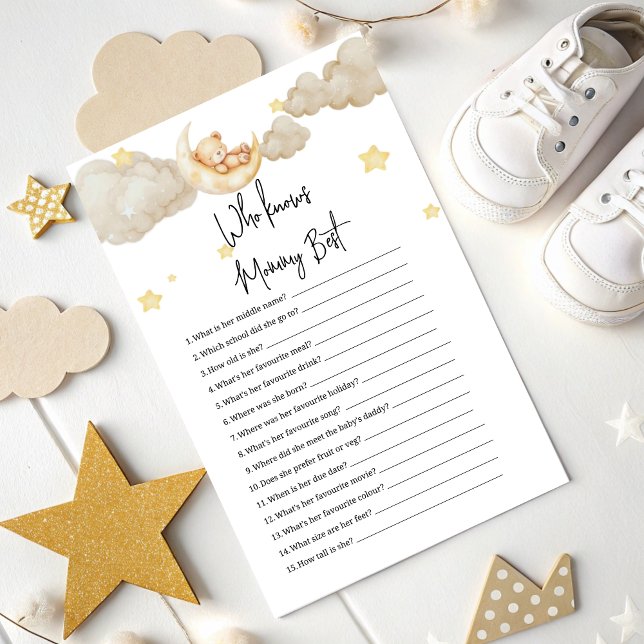 Vem känner Mamma bästa spel över Måne Baby skon (Skapare uppladdad)