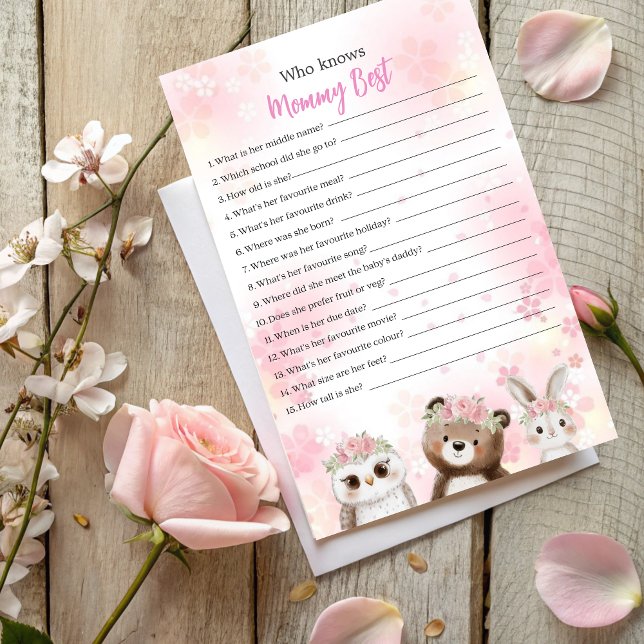 Vem känner Mamma Best Game - Woodland Theme (Skapare uppladdad)