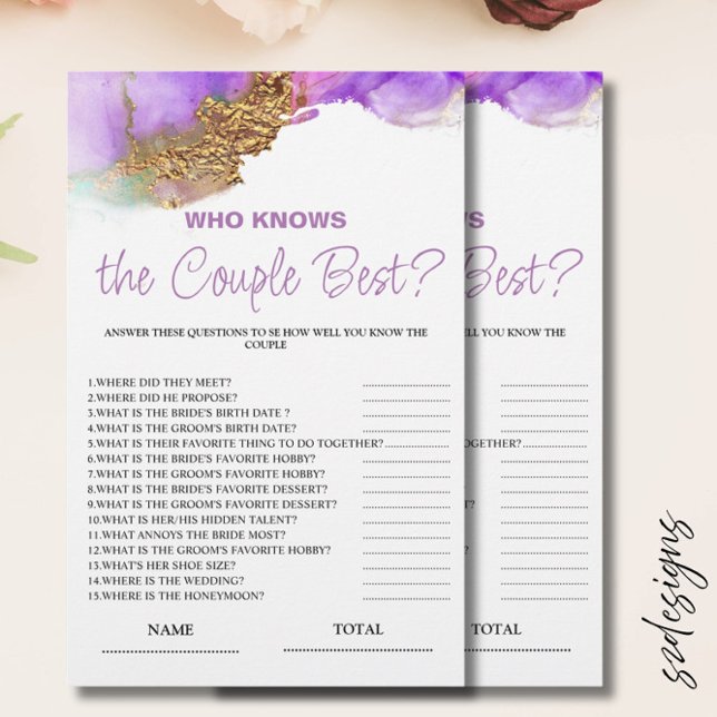 Vem känner par bästa Lila Möhippa-spel (Skapare uppladdad)