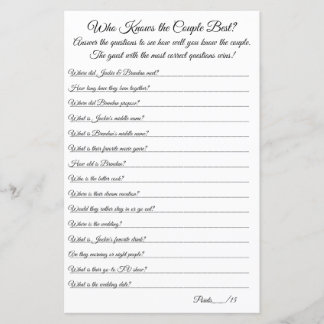 Vem känner paret best?