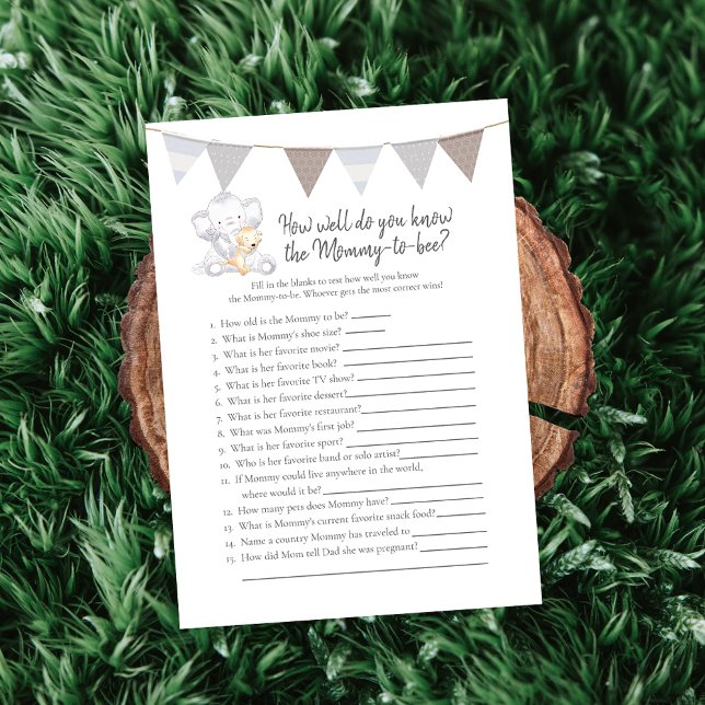 Vem känner till Baby-elnätskortet för spel Mamma t Program (Skapare uppladdad)