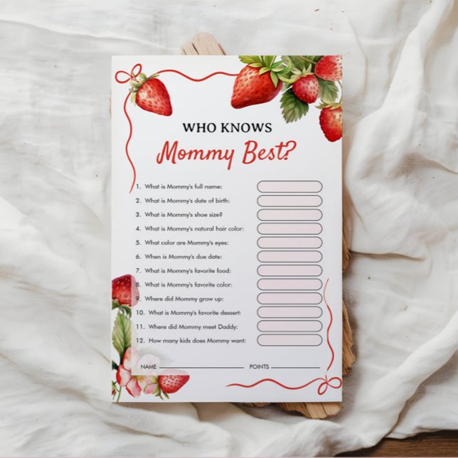 Vem känner till Mamma bäst | Barnstödsspel (Skapare uppladdad)