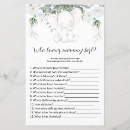 Vem känner till mamma best Baby Shower Games?