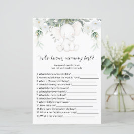 Vem känner till mamma best Baby Shower Games?