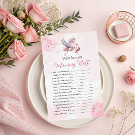 Vem känner till Mammans bästa Rosa Stork Baby Show