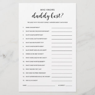 Vem känner till pappas budgetvänliga babykläder flygblad