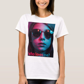 Vem kärlek mig T-shirt-design T Shirt