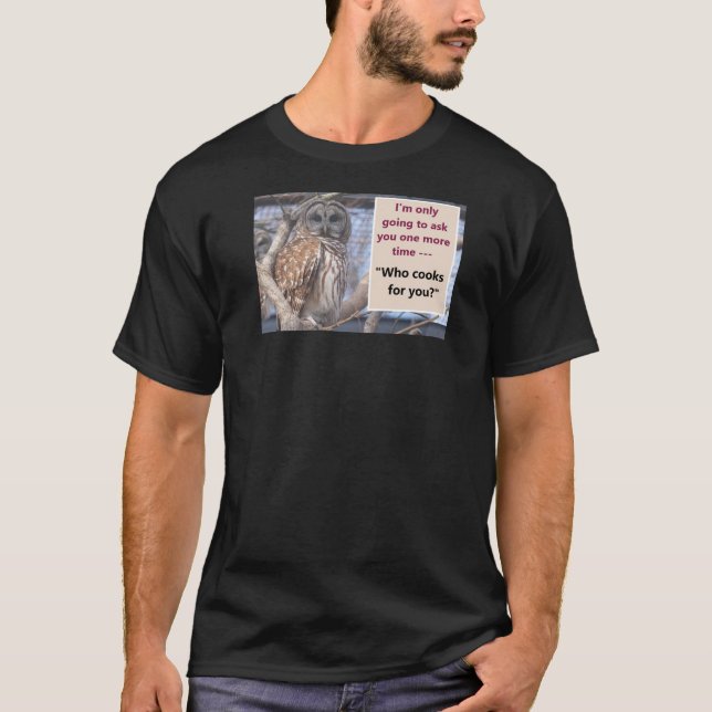 Vem lagar mat åt dig T-shirt (Framsida)