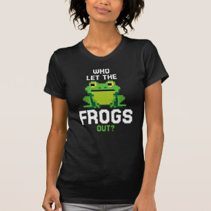 Vem lät groddjuren sticka ut slummet från pixlar t shirt