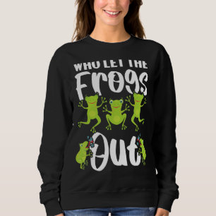 Vem lät grodorna lämna Amphibian Tadpole i Frogg T Shirt