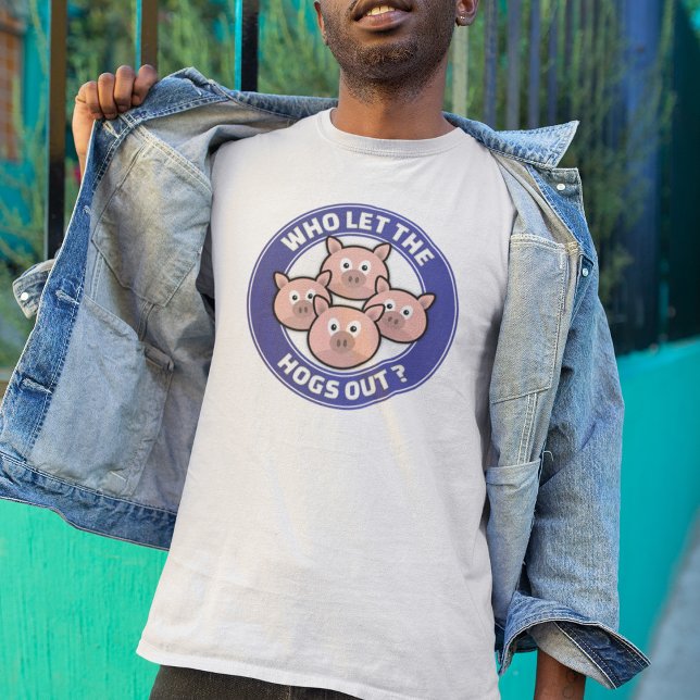Vem lät Hundarna gå T Shirt (Skapare uppladdad)
