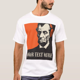 vem lyssnar Abraham Lincoln till? T-shirt