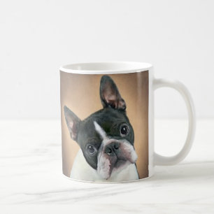 Vem mig Boston Terriermugg Kaffemugg