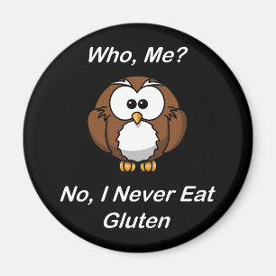 Vem mig? Inte äter jag aldrig Gluten Magnet