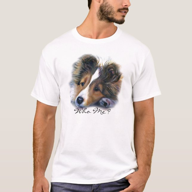 Vem mig? t-shirt (Framsida)