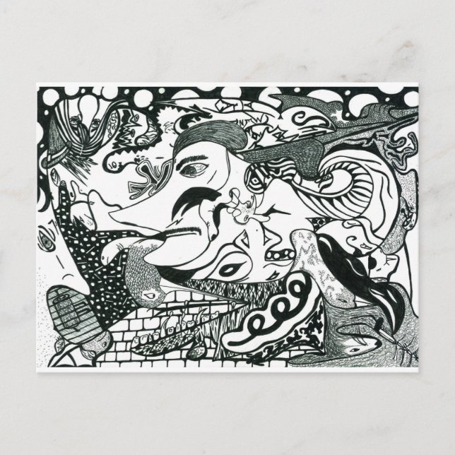 Vem Nose? Vykort (Framsida)