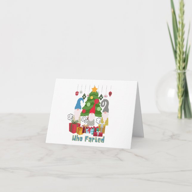 Vem Pruttade Jul Tomtar Kort (Framsida)