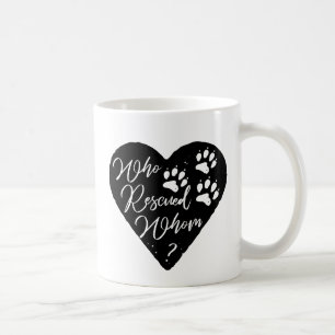 Vem räddade vem Hund Pet Kärlek? Kaffemugg