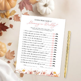 Vem sa att det faller för babyvisaren inbjudningar