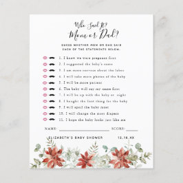 Vem sa det | Baby Shower-lek