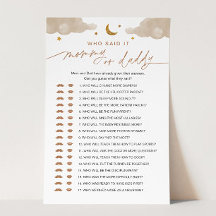 Vem sa det till Mamma eller Baby-spelet Twinkle St