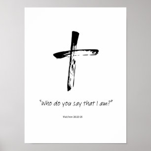 Vem säger du att jag är? poster
