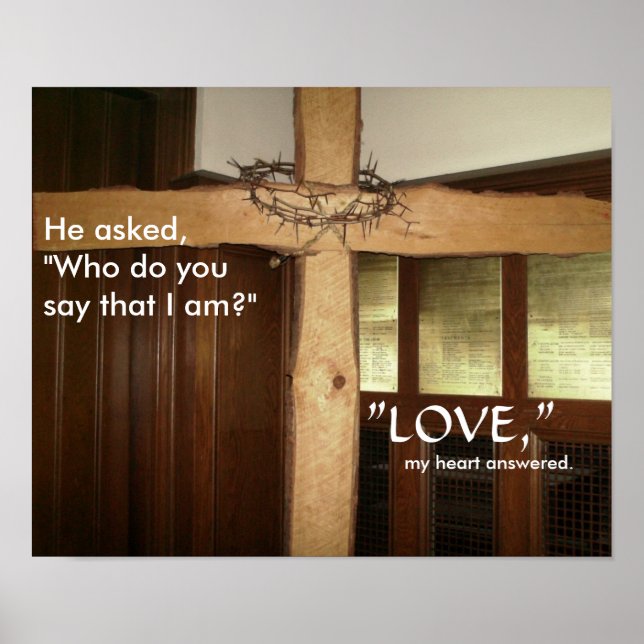 Vem säger du att jag är? poster (Framsidan)