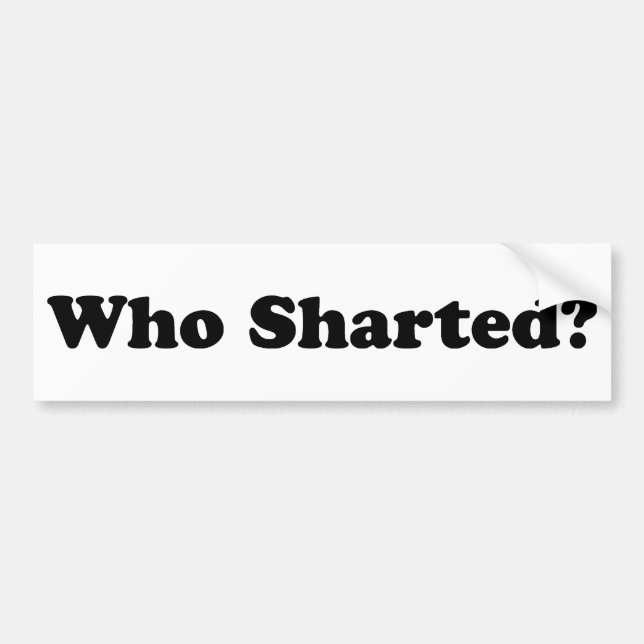 Vem Sharted? Bildekal (Framsidan)