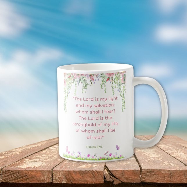 Vem ska jag frukta? | Faithall Strength Coffee Mug Kaffemugg (Skapare uppladdad)