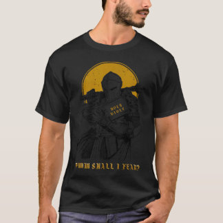 Vem Skall Jag Frukta Kristall Warrior Bibel T Shirt